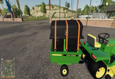 John Deere 332 Lawn Tractor with Lawn Mower and Garden v2.0