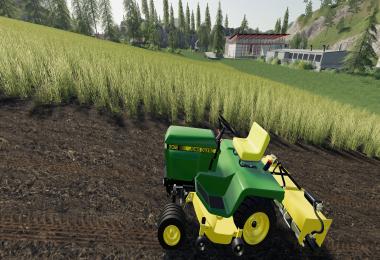 John Deere 332 Lawn Tractor with Lawn Mower and Garden v2.0