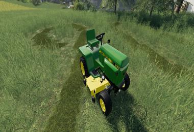 John Deere 332 Lawn Tractor with Lawn Mower and Garden v2.0