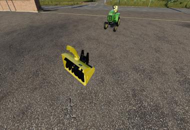 John Deere 332 Lawn Tractor with Lawn Mower and Garden v2.0