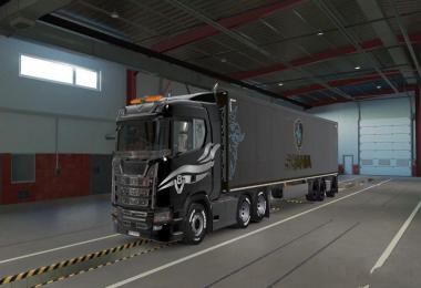 Extremely High Quality Combo Scania S + Trailers v1.0