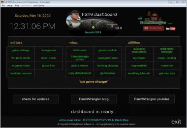FS19 Dashboard v3.0