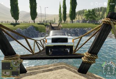 FS19 Rope Bridge v1.0
