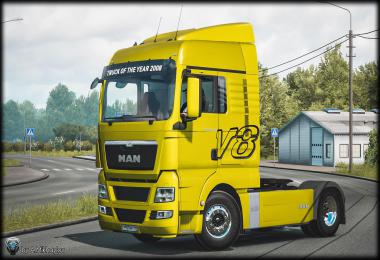 MAN TGX Euro5 V8 Multicolor SkinPack v1.0