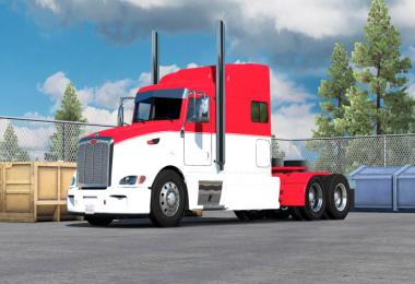 Paintable two tone skin for Peterbilt 386 v1.0