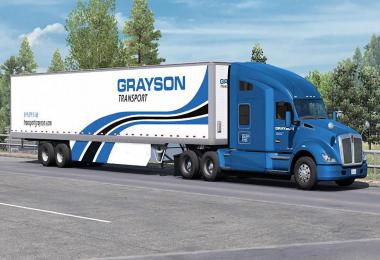 SCS 53FT TRAILER SKIN PACK v1.3 ATS 1.37