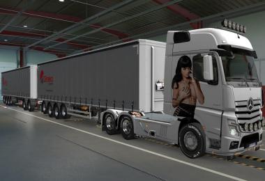 SKIN MERCEDES BENZ ACTROS MP4 KATY PERRY 1.37
