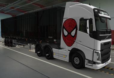 SKIN VOLVO FH16 2012 SPIDER MAN 1.37