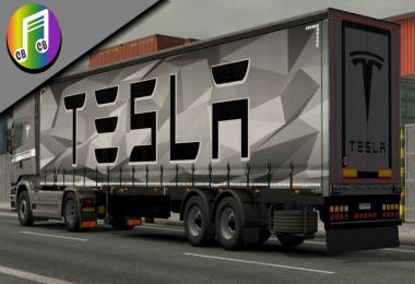 Tesla Truck & Trailer skin v1.0