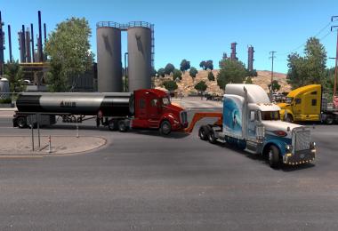 Tow truck broken trailer 1.37