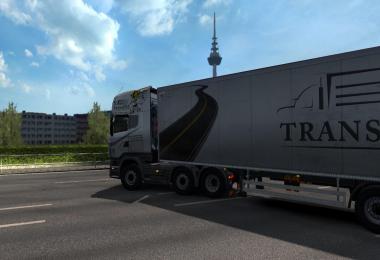 TransPM Scania R2009 + trailer skin v1.0