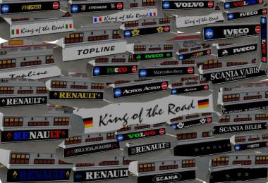 ULTRA MEGA PACK mudflaps for ownable trailer 1.37