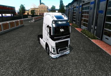 White Interior for Volvo FH 2012 1.36.x