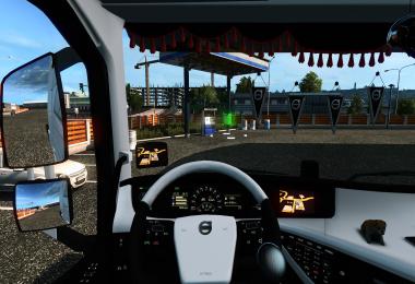 White Interior for Volvo FH 2012 1.36.x