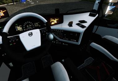 White Interior for Volvo FH 2012 1.36.x