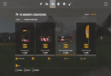 Excavator Grade Beam For Volvo 150 v1.0