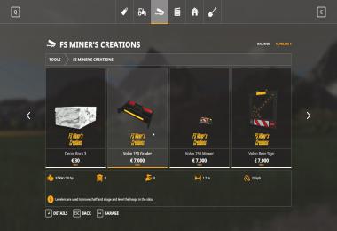 Excavator Grade Beam For Volvo 150 v1.0