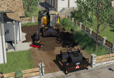 Excavator Grade Beam For Volvo 150 v1.0