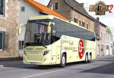 New Scania Touring Bus + Interior v1.6 1.37.x