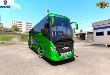 New Scania Touring Bus + Interior v1.6 1.37.x