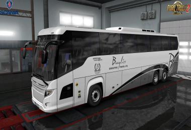 New Scania Touring Bus + Interior v1.6 1.37.x