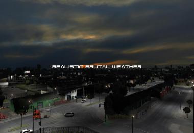 Realistic Brutal Weather v5.1 ETS2 1.37