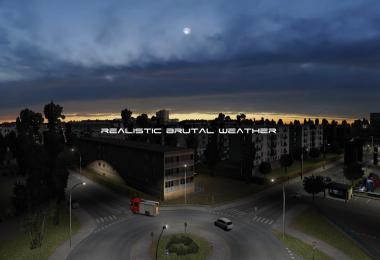 Realistic Brutal Weather v5.1 ETS2 1.37