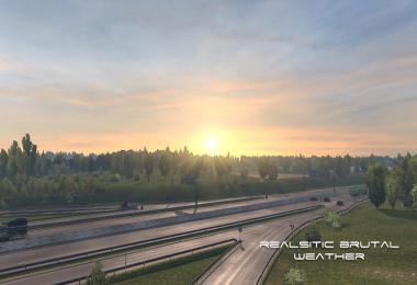 Realistic Brutal Weather v5.1 ETS2 1.37