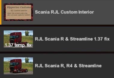 Scania RJL Custom Interior by Ripperino v1.0