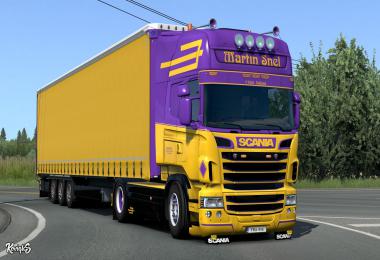 Scania RJL Martin Snel Combo Skin Pack 1.37.x