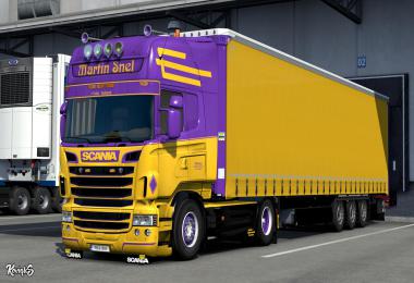 Scania RJL Martin Snel Combo Skin Pack 1.37.x