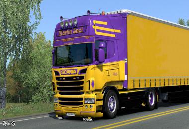 Scania RJL Martin Snel Combo Skin Pack 1.37.x