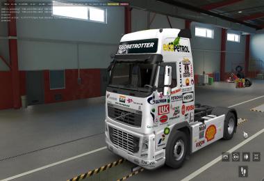 Truck Racing Skin Petrol for Volvo FH16 1.37.x