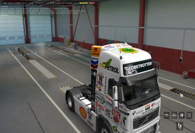 Truck Racing Skin Petrol for Volvo FH16 1.37.x