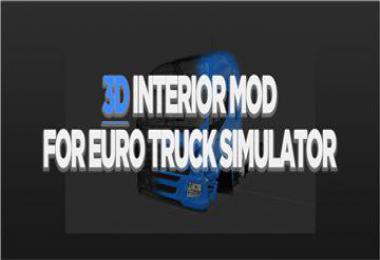 3D Interior Mod for ETS2 v1.04