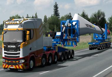 70 Tons Wind Blade Mega Transport 1.38
