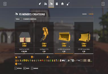 Coal Shovel For Cat 980K Loader  v1.1
