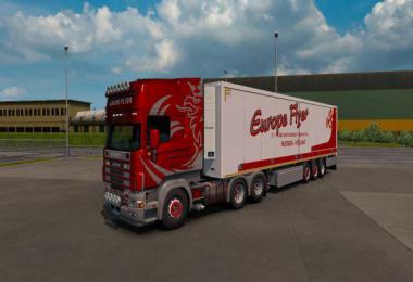 Combo skin Scania R4 & SCS trailer skin v1.0