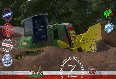 FORESTRY TRACTOR DOZER DEERE v1.5