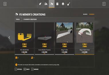 Miner's MeGa TraiLeR Bigggest Low Loader Ever v0.8