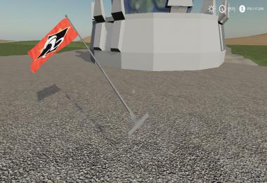 FS19 Red vs blue team flags v1.0