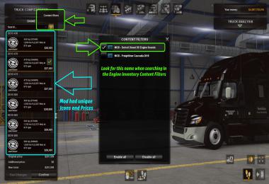 Galimim's Freightliner Cascadia New Detroit Diesel Sounds 1.38