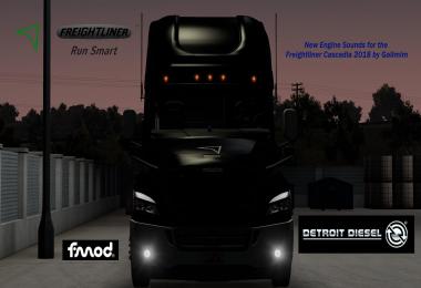 Galimim's Freightliner Cascadia New Detroit Diesel Sounds 1.38