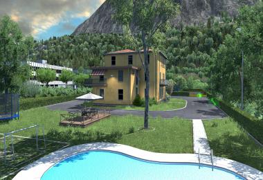 House in Italy with garage, refuel, parking and service [1.37+] 1.0