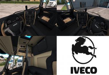 Iveco Hiway Black - Beige Interior v1.0