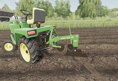 John Deere Model 20 Plow for John Deere 332 v1.0