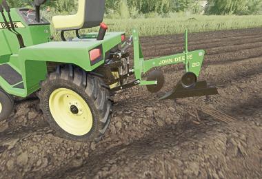 John Deere Model 20 Plow for John Deere 332 v1.0