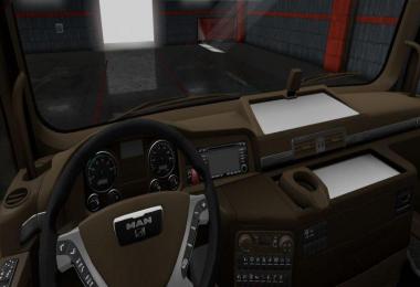 MAN TGX Brown Interior v1.0 1.37 - 1.38
