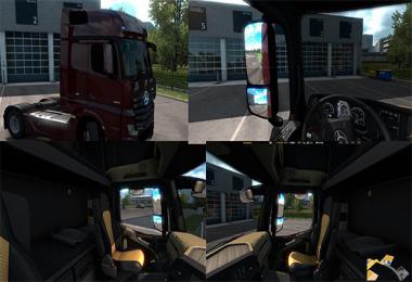 Mercedes Actros Black - Beige Interior v1.0