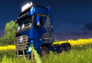 MB New ACTROS PACK 6 TRUCKS MULTIPLAYER + TRUCKERSMP v1.0